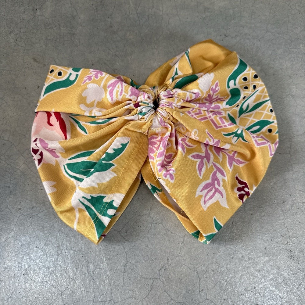 Mango Floral Yellow Headband/Turban